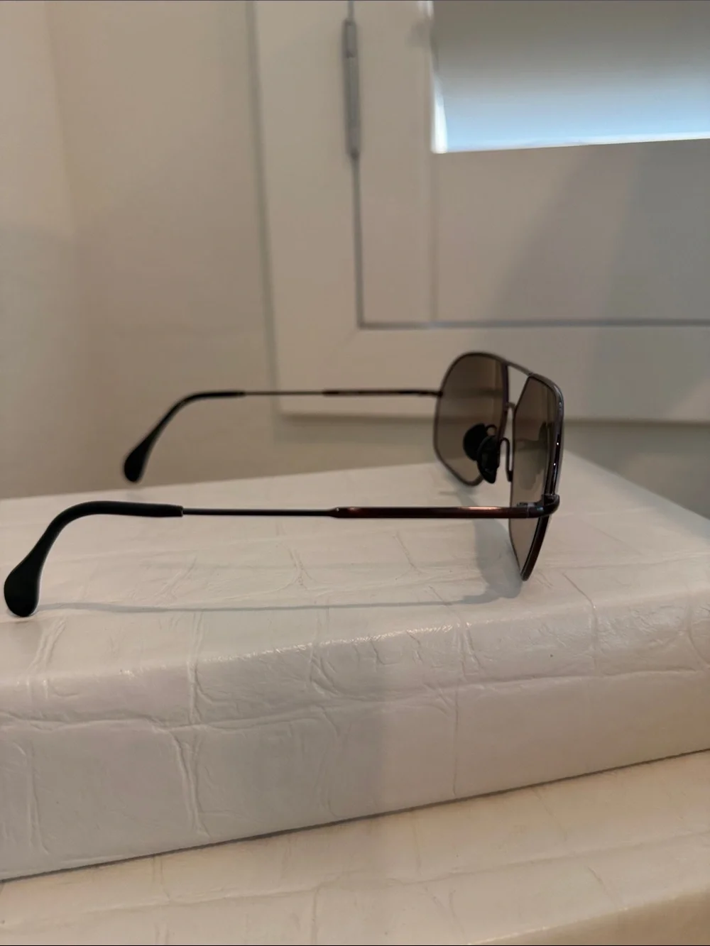 Porsche Design P8511 Aviator Sunglasses Sepia Brown w/Brown Gradient  Mirror